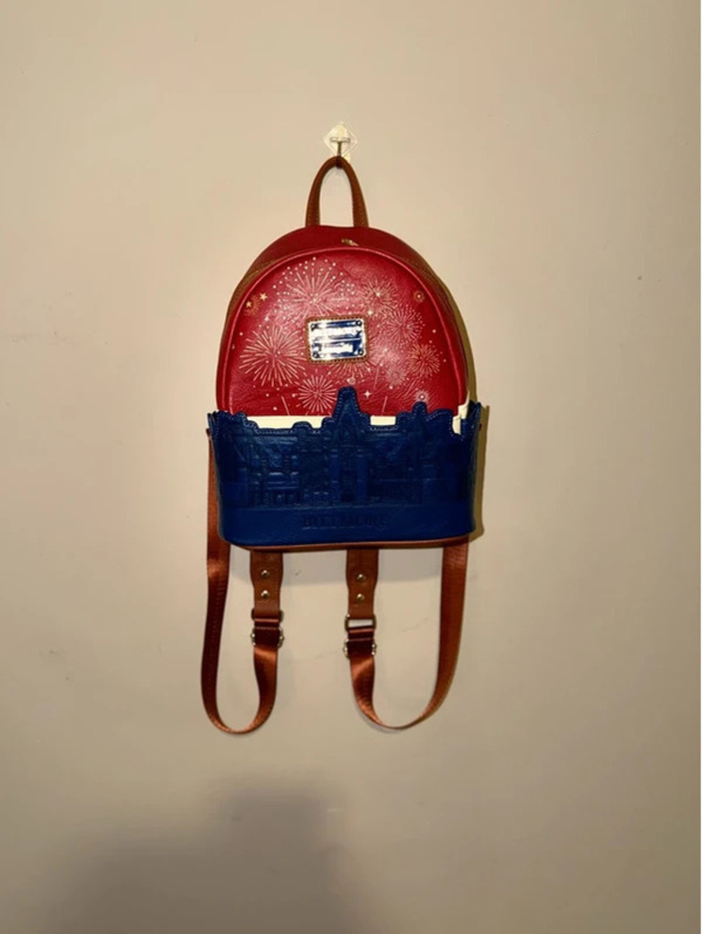 Loungefly Biltmore Backpack with Fireworks Design